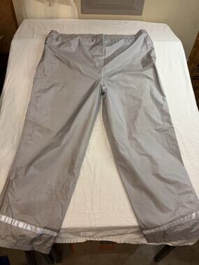 VTG L.L.Bean Gore-Tex Rain Pants Men’s XL Gray Waterproof Packable Hiking